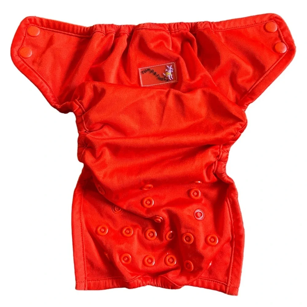 rump•a•rooz Red Cloth Diaper Newborn Cover